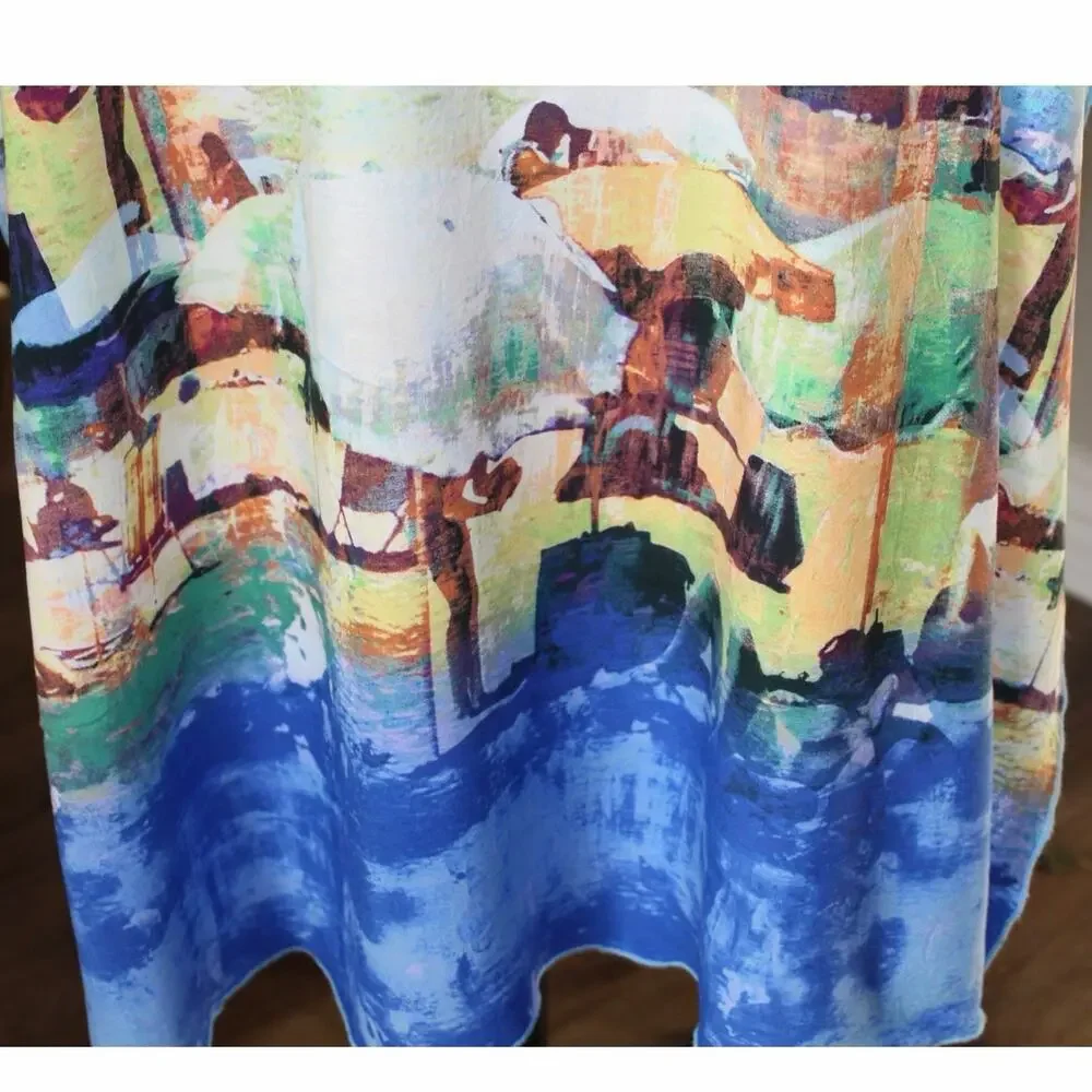 Jams World Kimono Duster | Made in Hawaii | Abstract Art Print | One Size - Picture 3 of 5